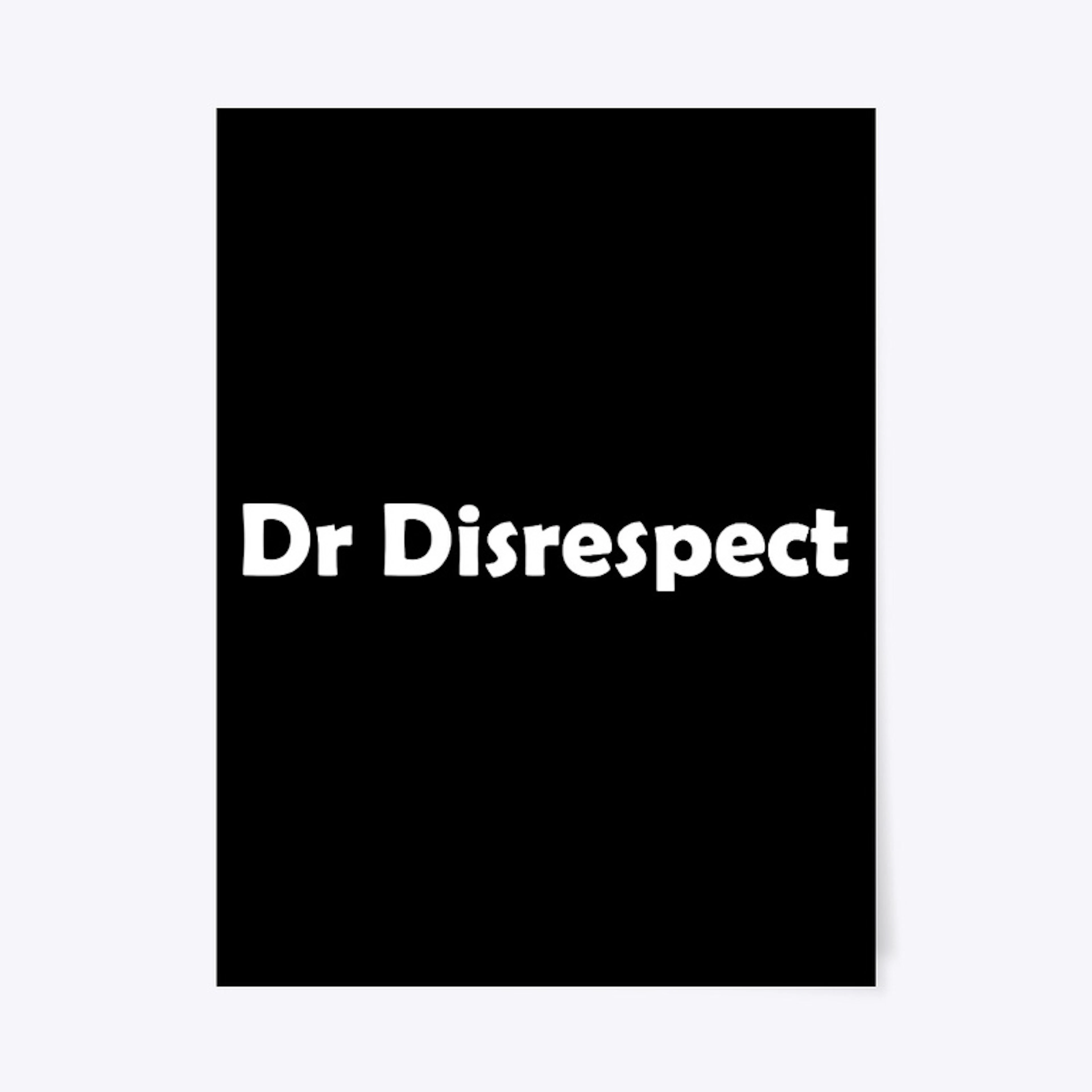 Dr Disrespect Merch Logo