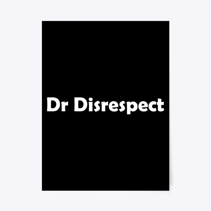 Dr Disrespect Merch Logo